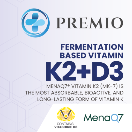 PREMIO Vitamin K2+D3 (MenaQ7® + D3)